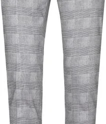 Pantalons Suitable Pantalon Jersey Grijs Ruit -Broeken&Jeans || Jassen Winkel 73285 1 1