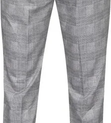 Pantalons Suitable Pantalon Jersey Grijs Ruit -Broeken&Jeans || Jassen Winkel 73285 4