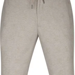 Pantalons Suitable Pantalon Jersey Zandkleur Ruit -Broeken&Jeans || Jassen Winkel 73286 2 1