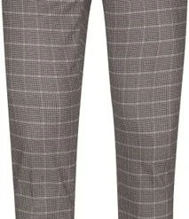 Pantalons Suitable Pantalon Jersey Bruin Pied De Poule 10 Pantalons Suitable Pantalon Jersey Bruin Pied De Poule -Broeken&Jeans || Jassen Winkel 73287 1 1