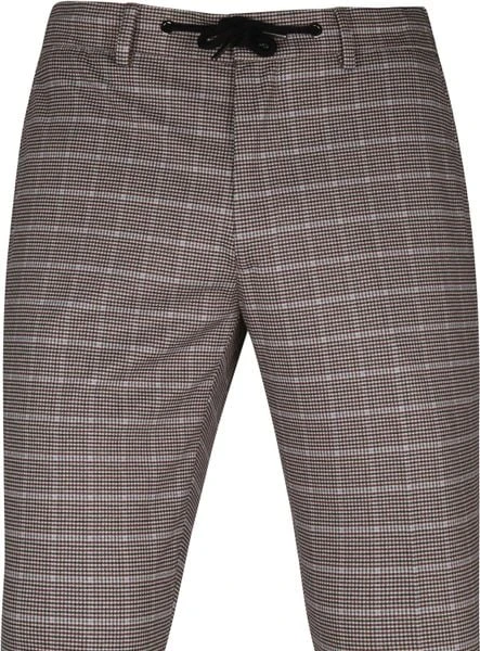 Pantalons Suitable Pantalon Jersey Bruin Pied De Poule 6 Pantalons Suitable Pantalon Jersey Bruin Pied De Poule - Afbeelding 6