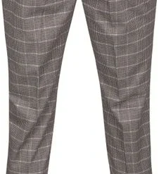 Pantalons Suitable Pantalon Jersey Bruin Pied De Poule 8 Pantalons Suitable Pantalon Jersey Bruin Pied De Poule -Broeken&Jeans || Jassen Winkel 73287 3