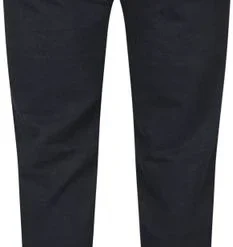 Chino Broeken Meyer Chino Bonn Herringbone Donkerblauw -Broeken&Jeans || Jassen Winkel 74285 4