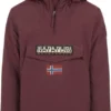 Winterjas Voor Heren Napapijri Rainforest Jas Bordeaux Rood