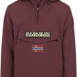 Winterjas Voor Heren Napapijri Rainforest Jas Bordeaux Rood