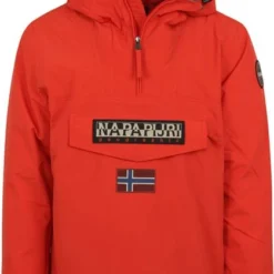 Winterjas Voor Heren Napapijri Rainforest Jas Rood -Broeken&Jeans || Jassen Winkel 74736 1 1