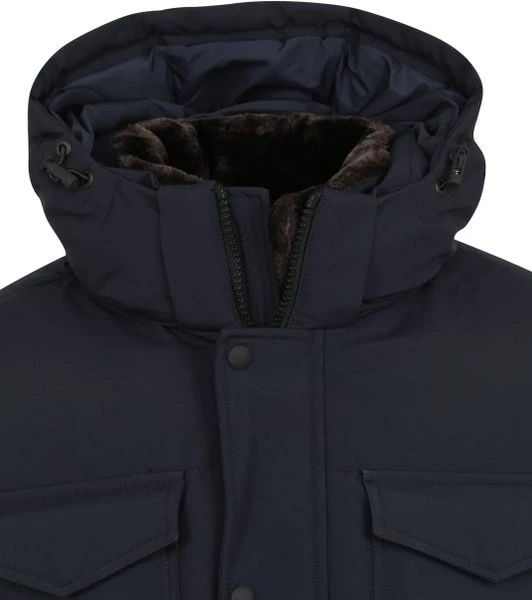 Winterjas Voor Heren Tommy Hilfiger Parka Jas Donkerblauw 2 Winterjas Voor Heren Tommy Hilfiger Parka Jas Donkerblauw - Afbeelding 2