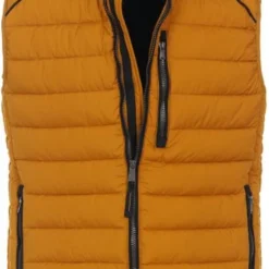 Bodywarmers Heren Casa Moda Bodywarmer Geel -Broeken&Jeans || Jassen Winkel 74777 1 1