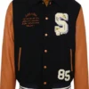 Wollen Jassen Scotch And Soda College Jas Donkerblauw