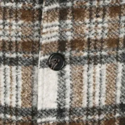 Wollen Jassen Suitable Coat Bruin Geruit -Broeken&Jeans || Jassen Winkel 74854 7