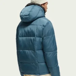 Scotch And Soda Winterjas Voor Heren Scotch & Soda Puffer Jas Blauw -Broeken&Jeans || Jassen Winkel 74958 7
