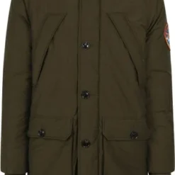 Scotch And Soda Parka Jas Voor Heren Scotch & Soda Parka Jas Donkergroen
