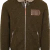 Scotch And Soda Wollen Jassen Scotch & Soda Aviator Jas Donkergroen
