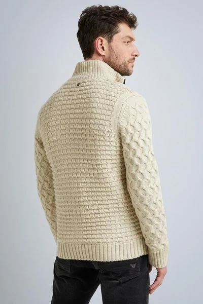 Wollen Jassen PME Legend Knitted Jack Off-White 3 Wollen Jassen PME Legend Knitted Jack Off-White - Afbeelding 3