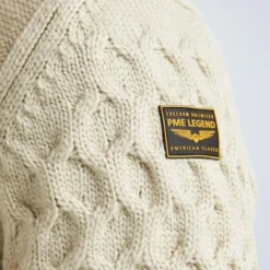 Wollen Jassen PME Legend Knitted Jack Off-White 10 Wollen Jassen PME Legend Knitted Jack Off-White -Broeken&Jeans || Jassen Winkel 74972 6