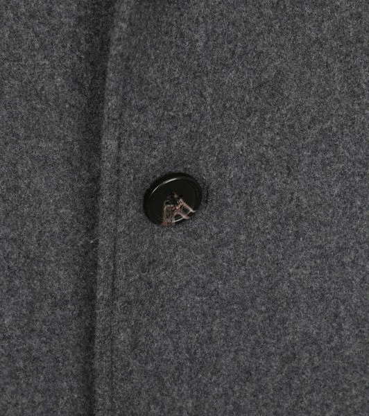 Wollen Jassen Suitable Job Coat Grijs 4 Wollen Jassen Suitable Job Coat Grijs - Afbeelding 4