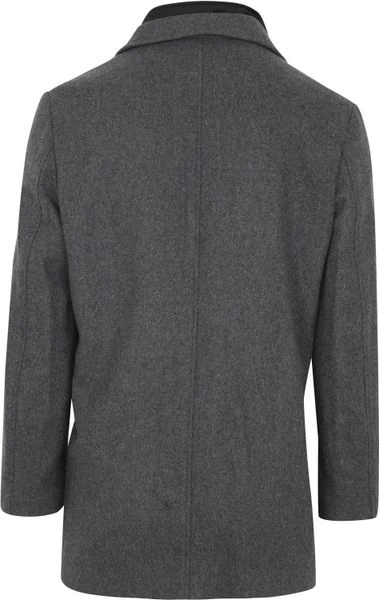 Wollen Jassen Suitable Job Coat Grijs 6 Wollen Jassen Suitable Job Coat Grijs - Afbeelding 6