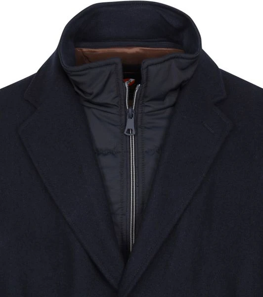 Wollen Jassen Suitable Job Coat Navy 2 Wollen Jassen Suitable Job Coat Navy - Afbeelding 2