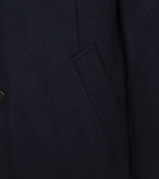 Wollen Jassen Suitable Job Coat Navy 5 Wollen Jassen Suitable Job Coat Navy - Afbeelding 5