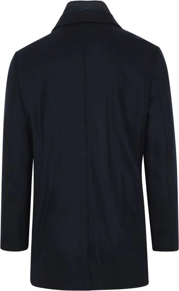 Wollen Jassen Suitable Job Coat Navy 6 Wollen Jassen Suitable Job Coat Navy - Afbeelding 6