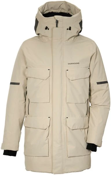 Parka Jas Voor Heren Didriksons Drew Jas Beige 1 Parka Jas Voor Heren Didriksons Drew Jas Beige