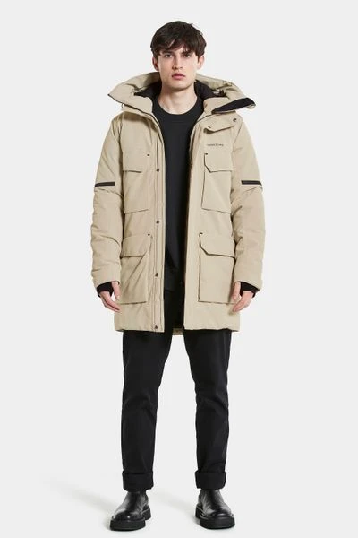 Parka Jas Voor Heren Didriksons Drew Jas Beige 4 Parka Jas Voor Heren Didriksons Drew Jas Beige - Afbeelding 4