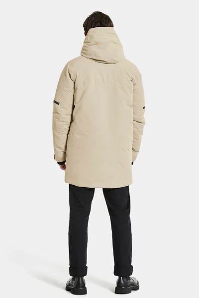Parka Jas Voor Heren Didriksons Drew Jas Beige 5 Parka Jas Voor Heren Didriksons Drew Jas Beige - Afbeelding 5