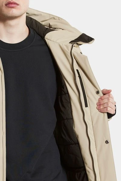 Parka Jas Voor Heren Didriksons Drew Jas Beige 6 Parka Jas Voor Heren Didriksons Drew Jas Beige - Afbeelding 6