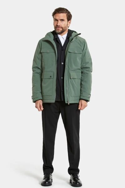 Parka Jas Voor Heren Didriksons Parka Hilding Donkergroen 4 Parka Jas Voor Heren Didriksons Parka Hilding Donkergroen - Afbeelding 4