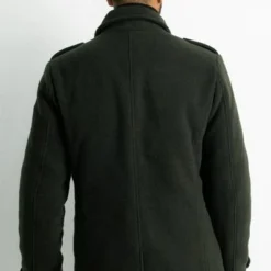 Wollen Jassen Petrol Coat Donkergroen 8 Wollen Jassen Petrol Coat Donkergroen -Broeken&Jeans || Jassen Winkel 75066 3