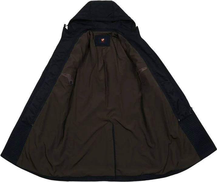 Wollen Jassen Suitable Hood Coat Navy 6 Wollen Jassen Suitable Hood Coat Navy - Afbeelding 6