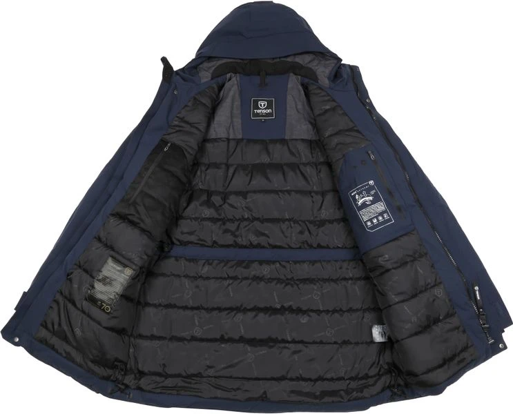Parka Jas Voor Heren Tenson Himalaya Vision Jas Donkerblauw 5 Parka Jas Voor Heren Tenson Himalaya Vision Jas Donkerblauw - Afbeelding 5