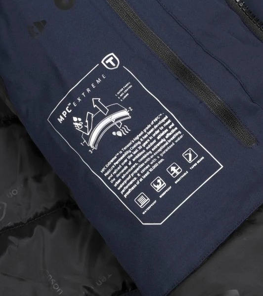Parka Jas Voor Heren Tenson Himalaya Vision Jas Donkerblauw 6 Parka Jas Voor Heren Tenson Himalaya Vision Jas Donkerblauw - Afbeelding 6