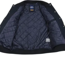 Wollen Jassen Superdry Bomber Jas Navy Blauw -Broeken&Jeans || Jassen Winkel 75349 5