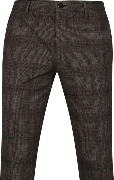 Chino Broeken Alberto Rob Stretch Chino Antraciet Geruit 6 Chino Broeken Alberto Rob Stretch Chino Antraciet Geruit - Afbeelding 6