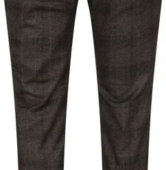 Chino Broeken Alberto Rob Stretch Chino Antraciet Geruit 9 Chino Broeken Alberto Rob Stretch Chino Antraciet Geruit -Broeken&Jeans || Jassen Winkel 75367 4