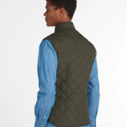 Bodywarmers Heren Barbour Lowerdale Gilet Donkergroen -Broeken&Jeans || Jassen Winkel 75391 3