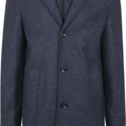 Wollen Jassen Suitable K150 Coat Ruit Donkerblauw
