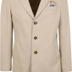 Wollen Jassen Blue Industry Coat Beige -Broeken&Jeans || Jassen Winkel 75419 6