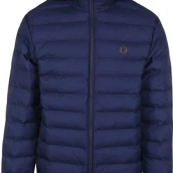 Winterjas Voor Heren Fred Perry Jas Navy
