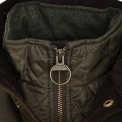 Wollen Jassen Barbour Waxjas Ogston Olive -Broeken&Jeans || Jassen Winkel 7864 15